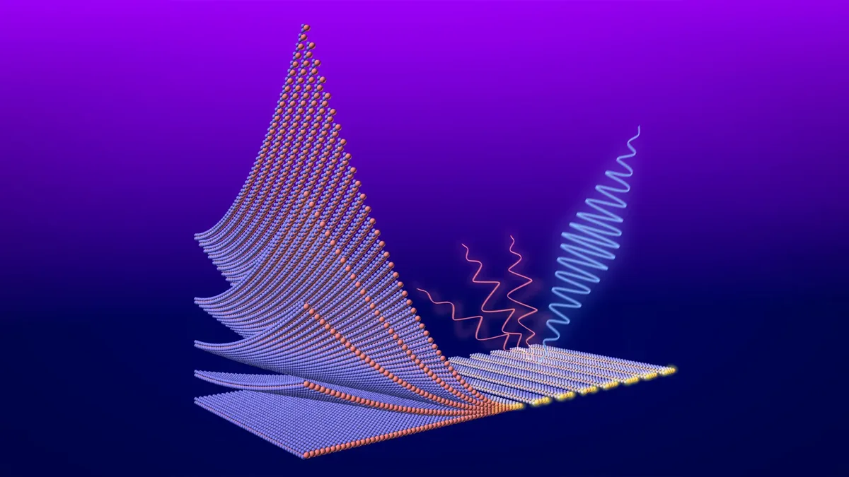 Researchers trap light in nanoscale structure, intensifying conversion effects