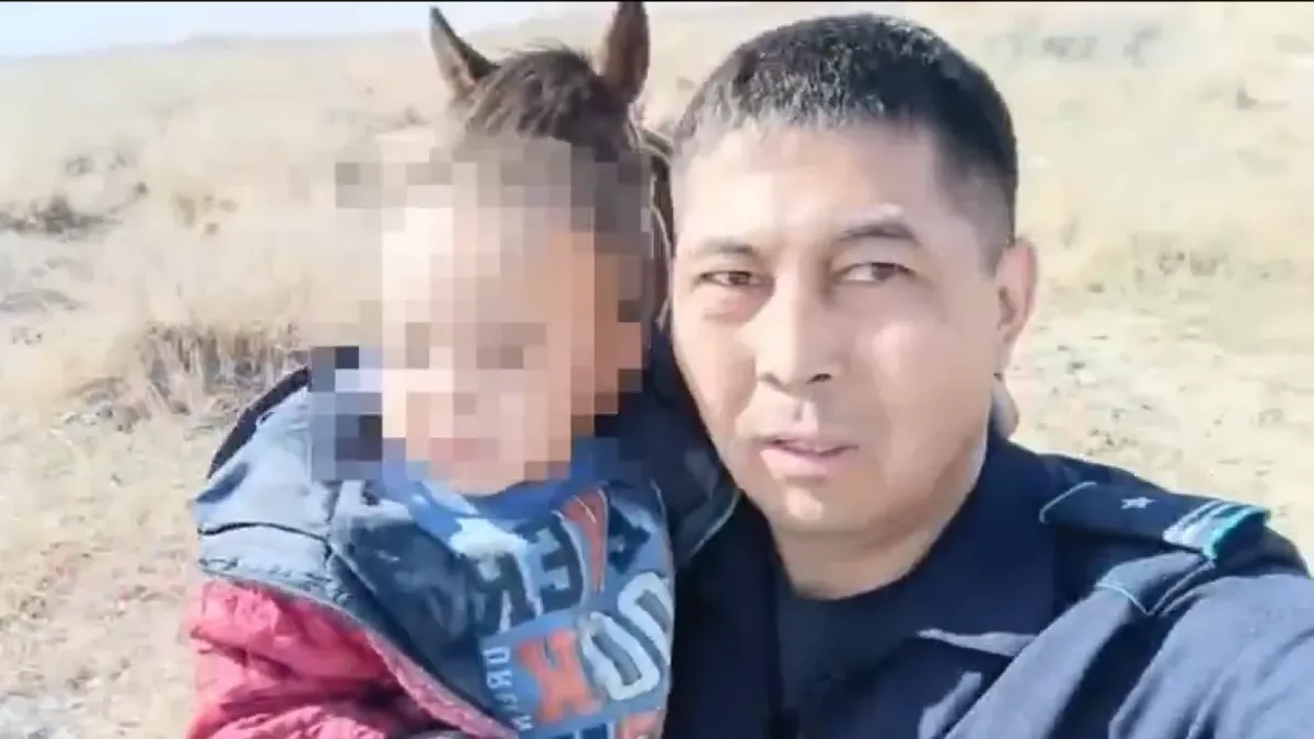 Kazakhstan Police Rescue Lost Child, Found 3 km from Village