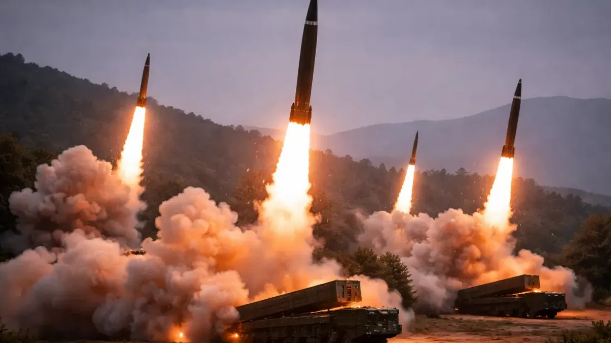 North Korea launches missiles toward Sea of Japan amid regional tensions