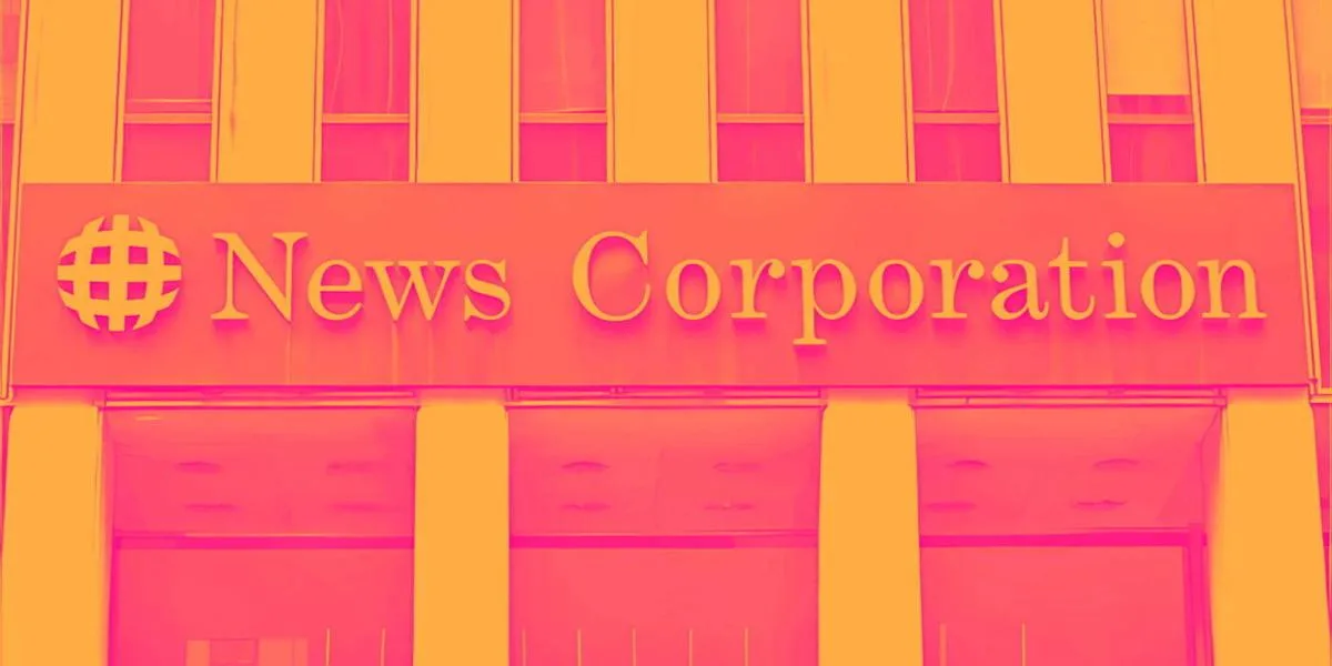 News Corp stock falls 7.8% amid broader market decline