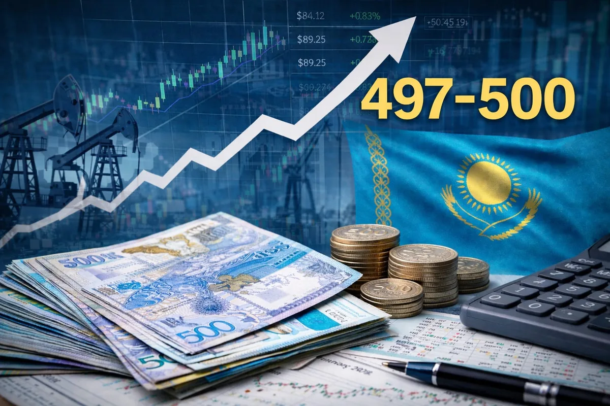 Kazakhstan Faces Budget Risk as Tenge Strengthens Past 450 per Dollar