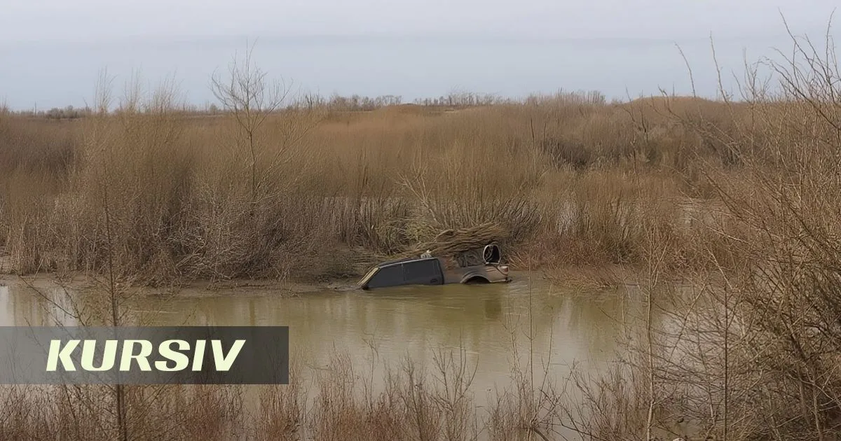 Flood Sweeps Pickup into Ishim River, Driver Rescued