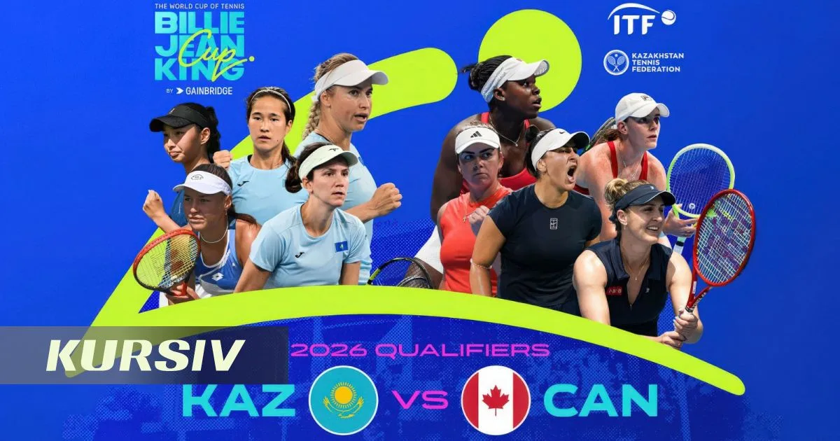 Kazakhstan to Face Canada in Billie Jean King Cup Qualifier