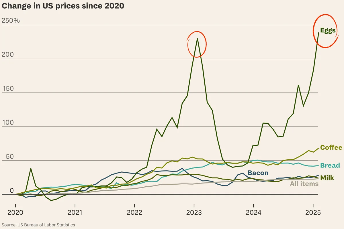 March inflation: Egg prices may be down, but are other costs moving?