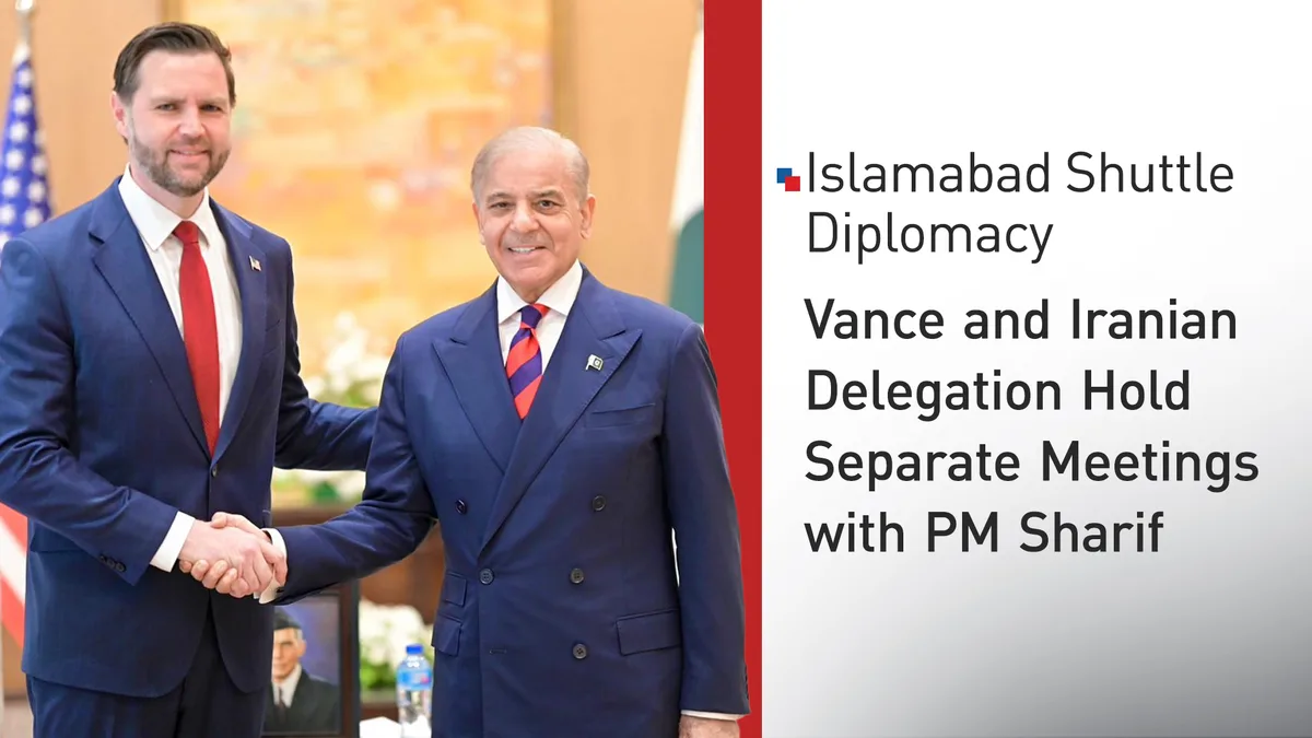 Pakistani Prime Minister Holds Separate Talks With Iranian, US Teams