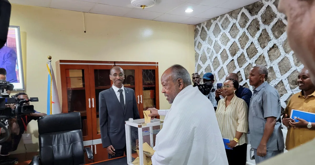 Djibouti president wins election with 97.8% of vote, state media says - Reuters