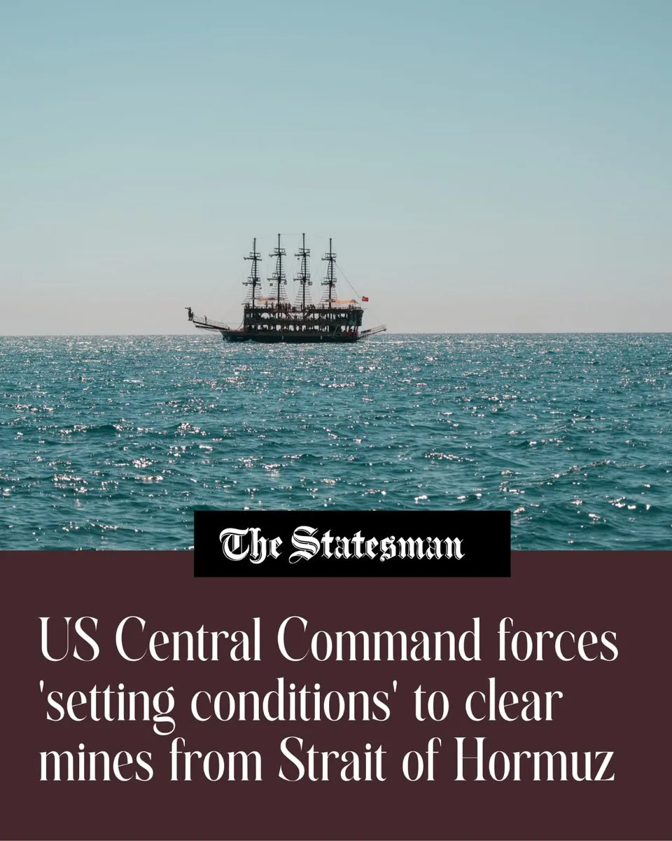 US military 'setting conditions' to clear mines from Strait of Hormuz - Reuters