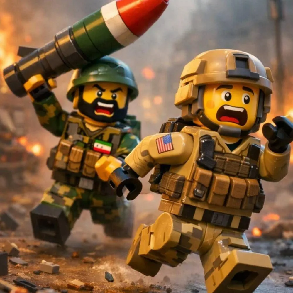 We spoke to the man making viral Lego-style AI videos for Iran. Experts say it's powerful propaganda