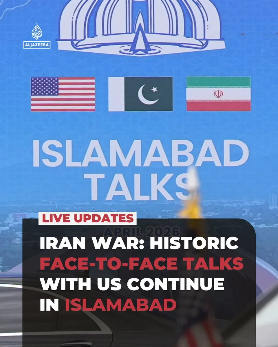 Iran war live: Historic face-to-face talks with US continue in Islamabad