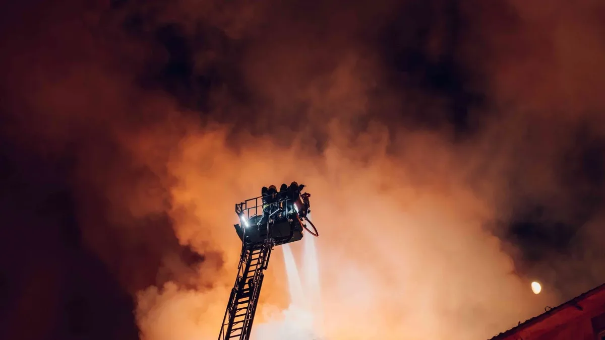 В детской больнице Астаны произошел пожар