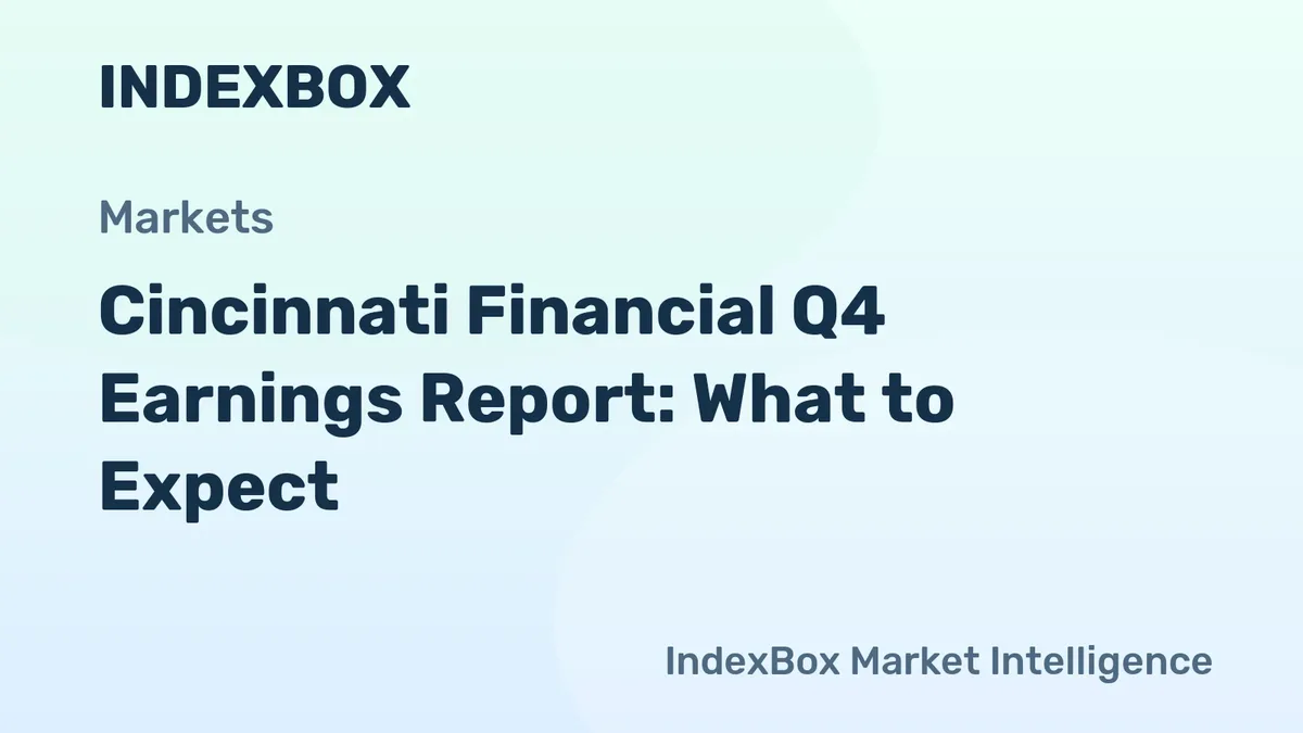 What to Expect From Cincinnati Financial's Next Quarterly Earnings Report