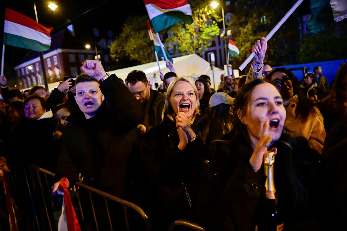 'A truly historic moment': Hungarian opposition wins election landslide