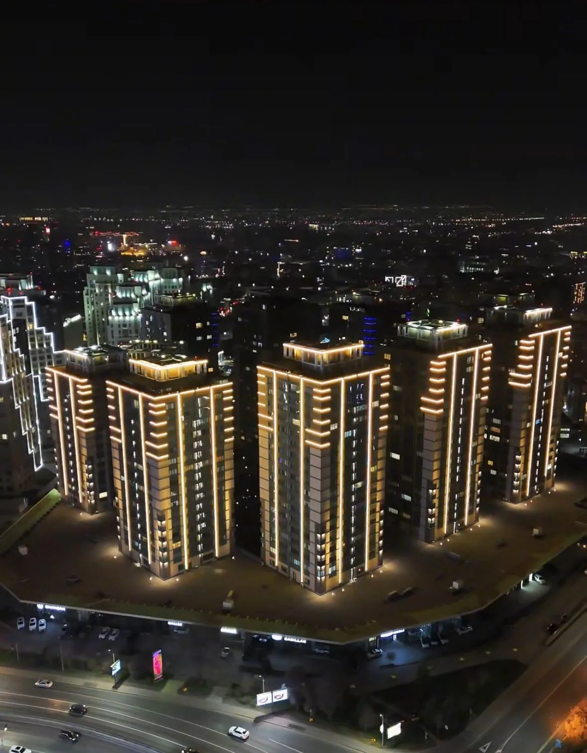 В Алматы в 2026 году установят 12 тысяч новых светильников и проложат 126 км линий освещения