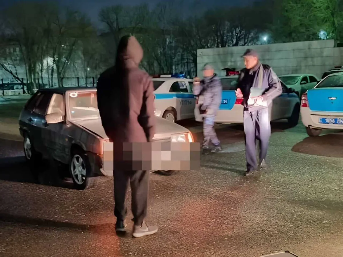 «Девятка» на чужих номерах: в Павлодаре водитель лишился машины