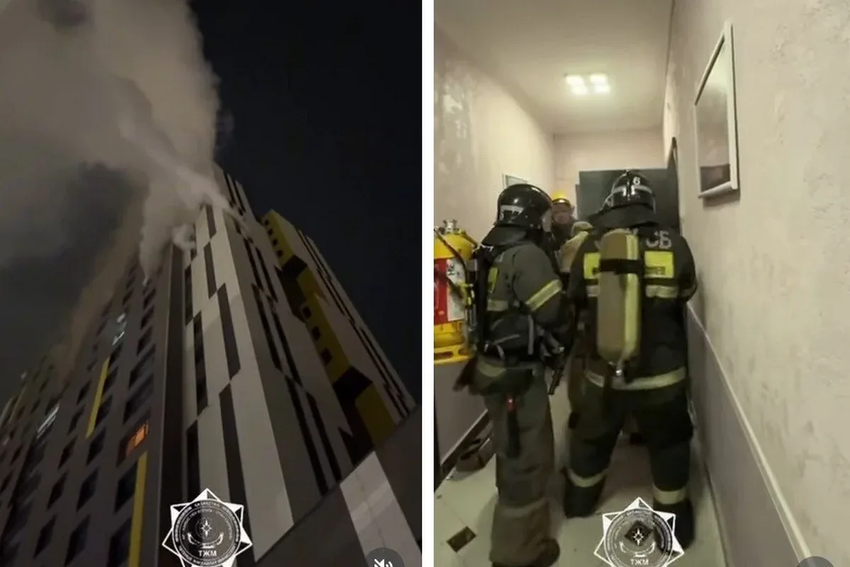 Трагедия в Астане: в пожаре погибли трое детей