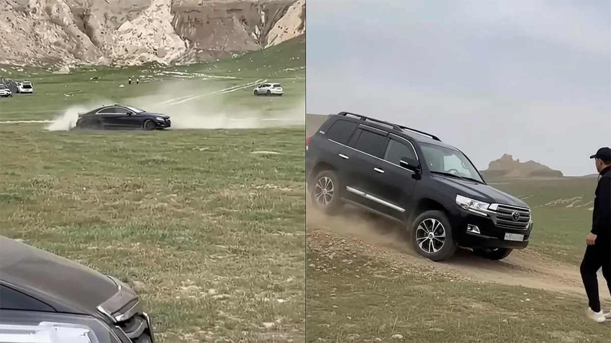 Уникальную природу Мангистау уничтожают ради эффектных видео на машинах