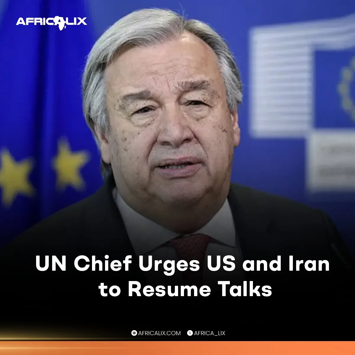 UN Secretary-General Guterres Says 'No Military Solution' To Iran War