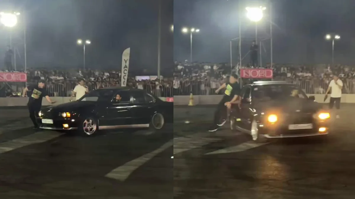 Несчастный случай с известным блогером произошел на автофестивале в Шымкенте