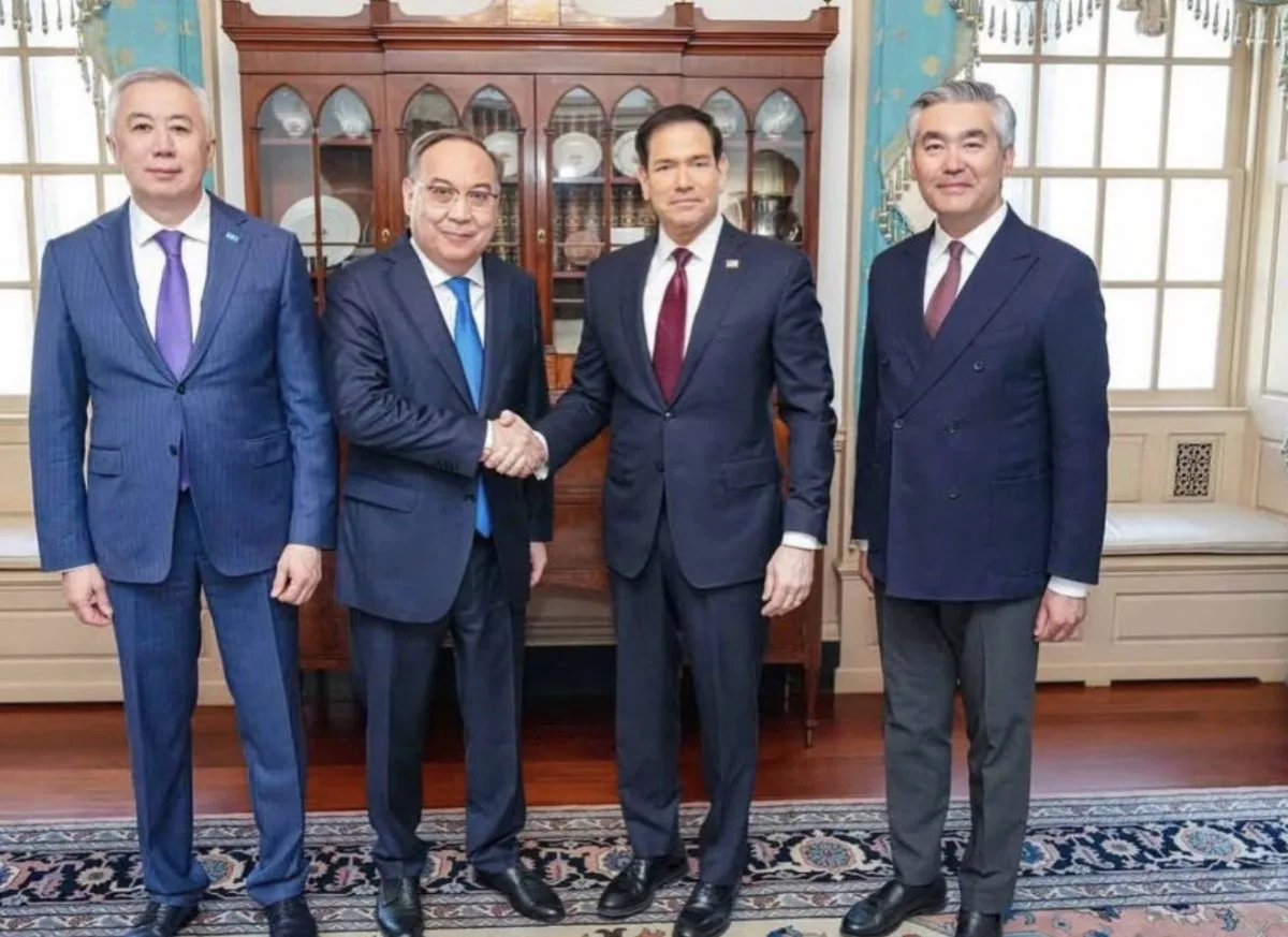 Госсекретарь США Рубио встретился с Сериком Жумангариным