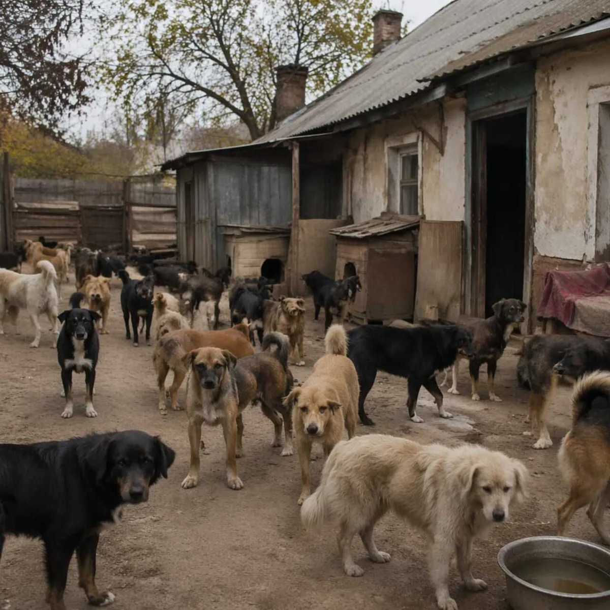 Карагандинцы жалуются на соседку с «приютом» из десятков собак