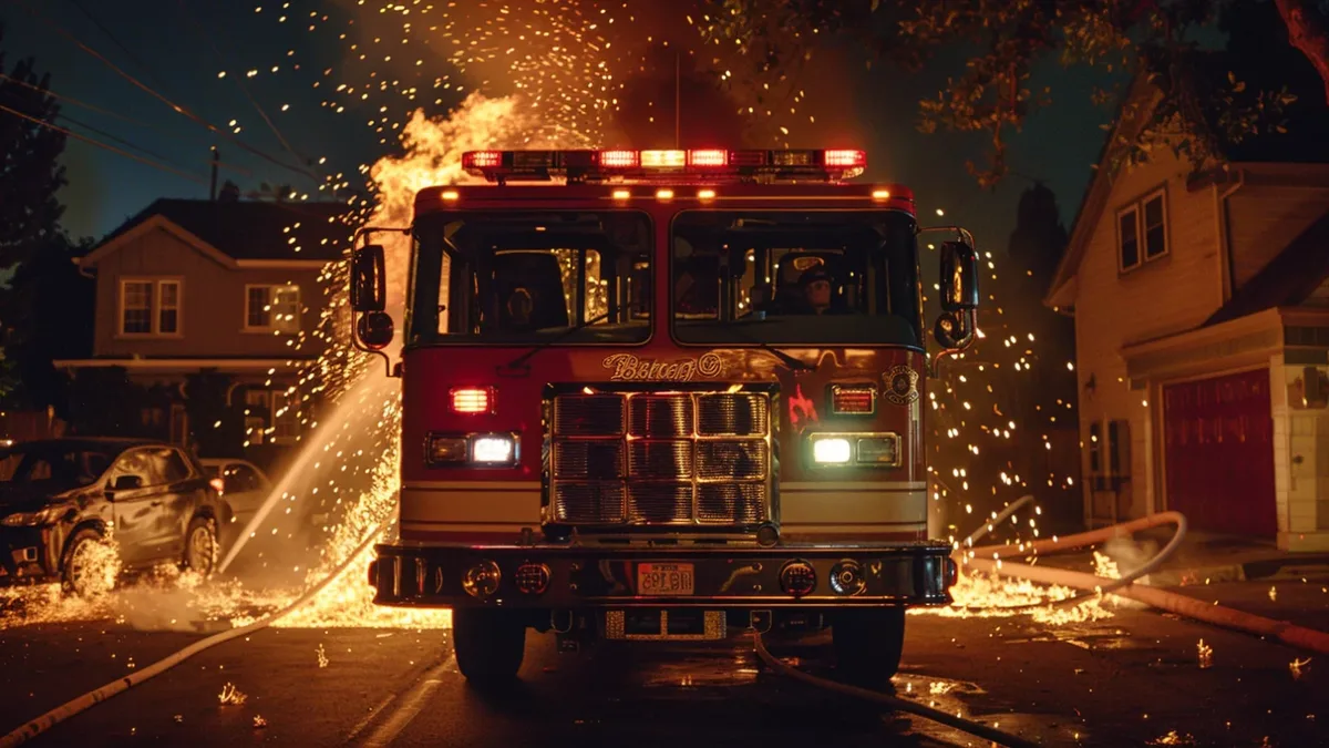 Пожарным в Казахстане не разрешат таранить мешающие машины