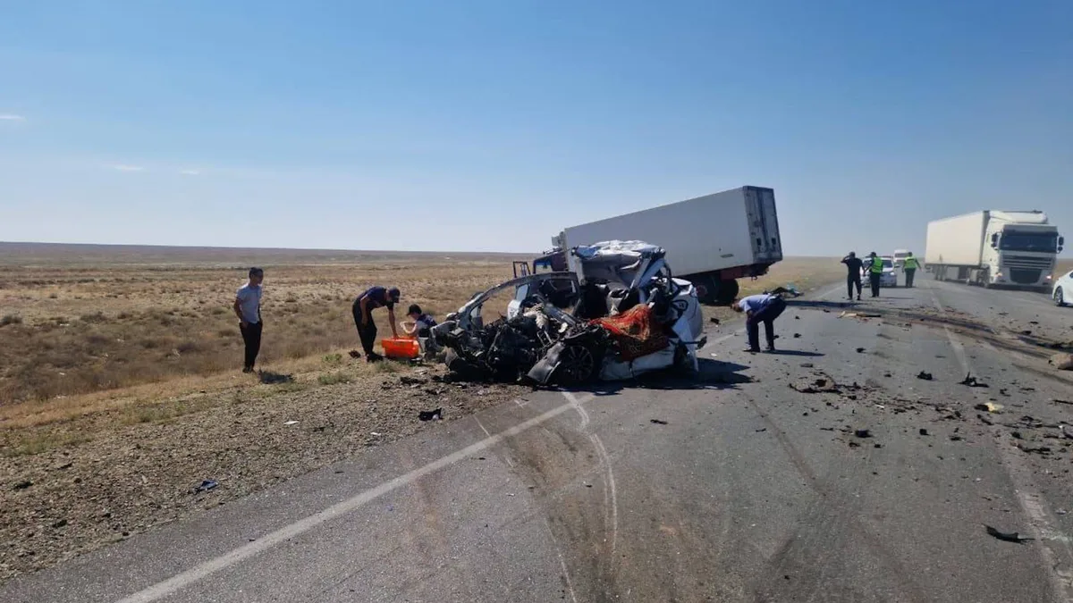 На дорогах Актюбинской области погибли 23 человека с начала 2026 года