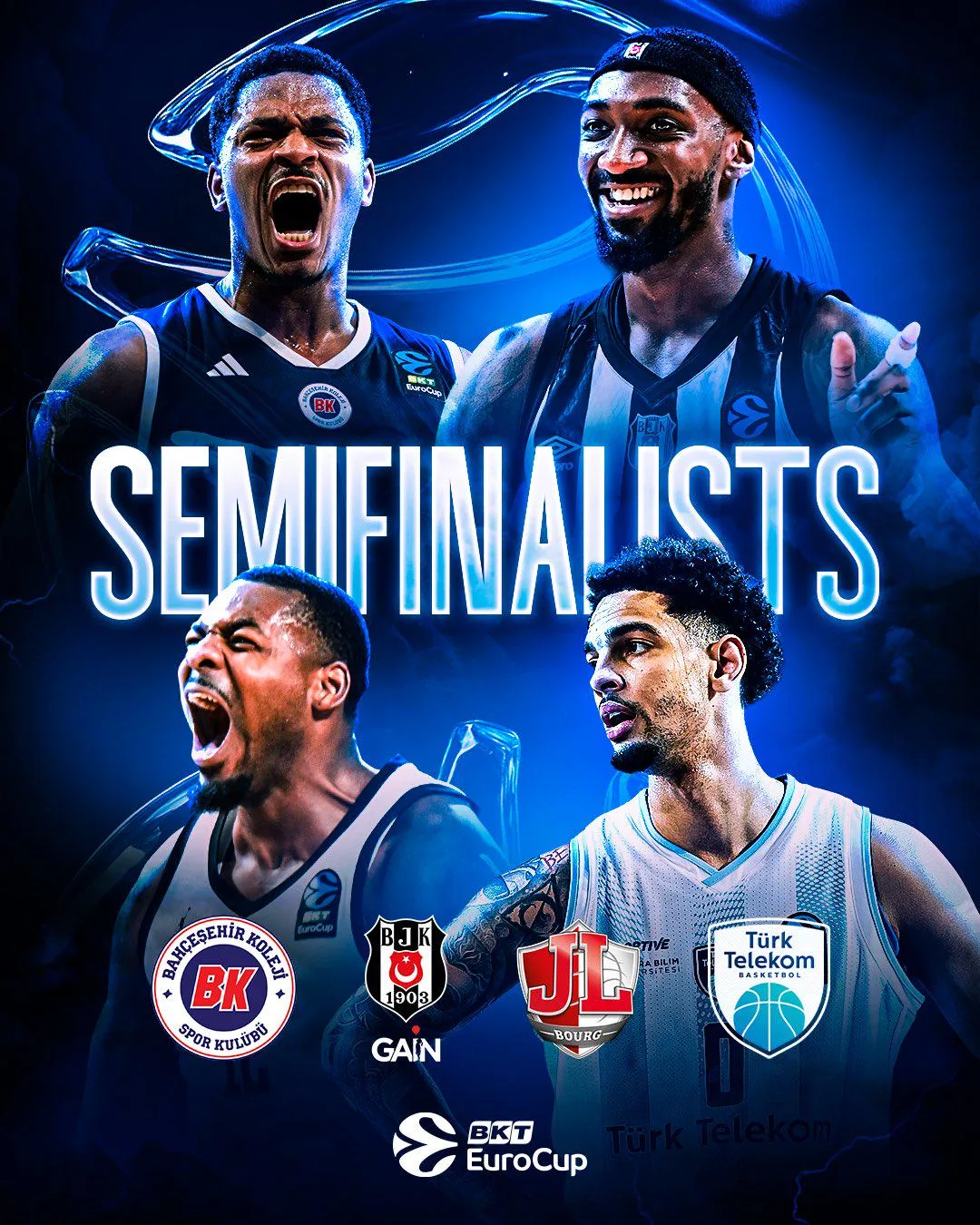 Определились все полуфиналисты футбольных еврокубков-2025/26