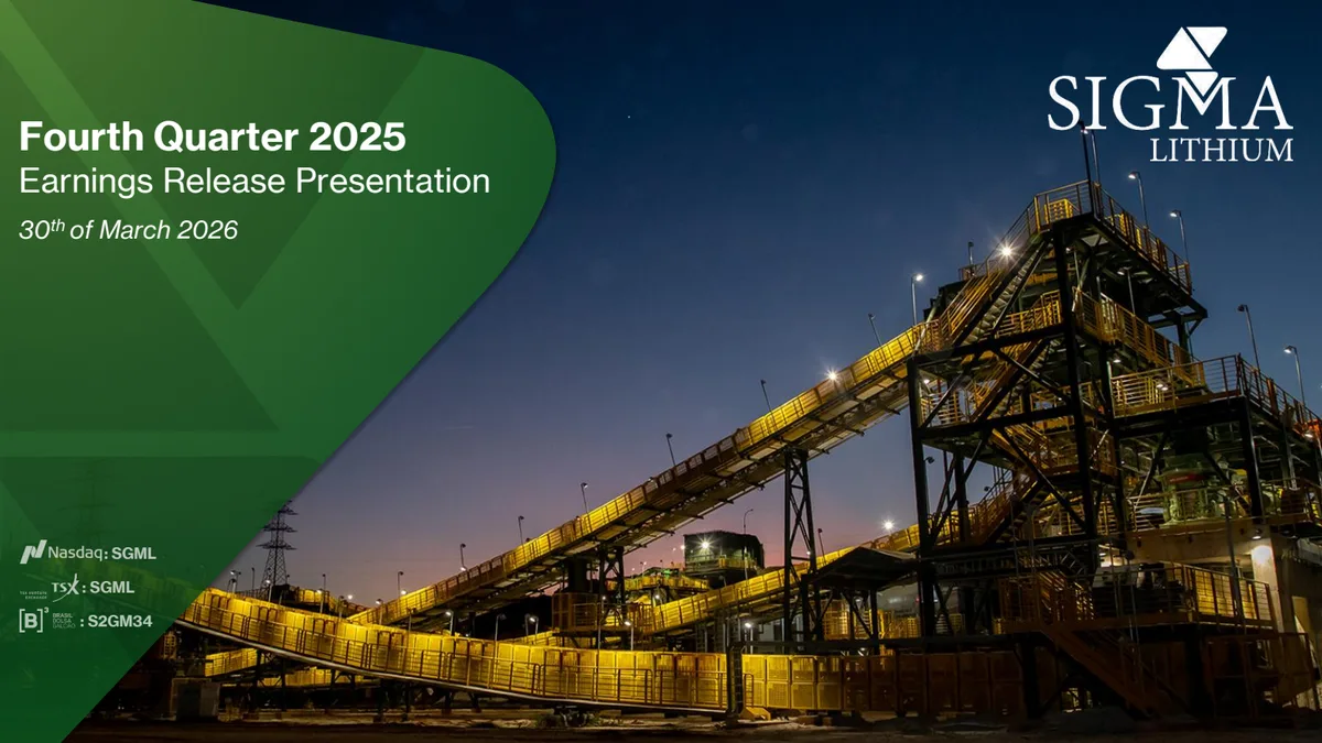 Sigma Lithium Corporation (SGML) Stock Slides as Market Rises: Facts to Know Before You Trade