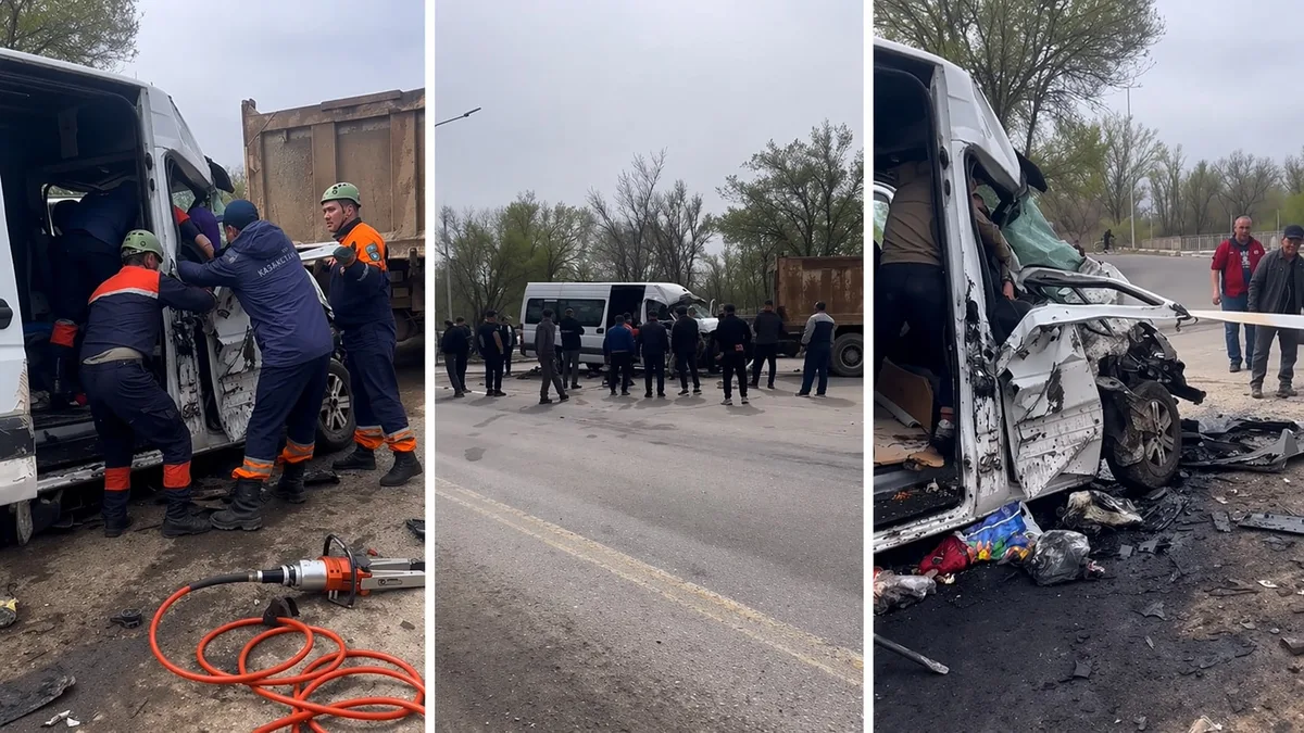 11 человек пострадали в жестком ДТП на трассе Алматы – Усть-Каменогорск