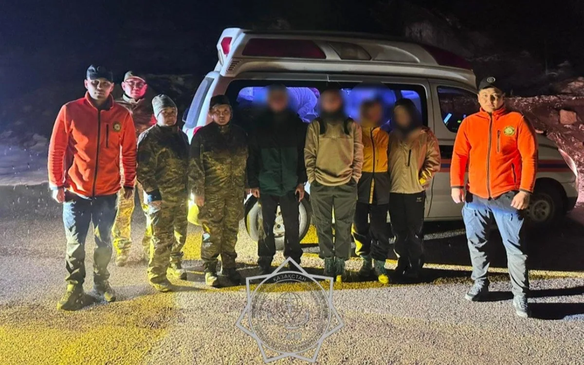 Туриста спасли на высоте 3300 метров в горах Алматы