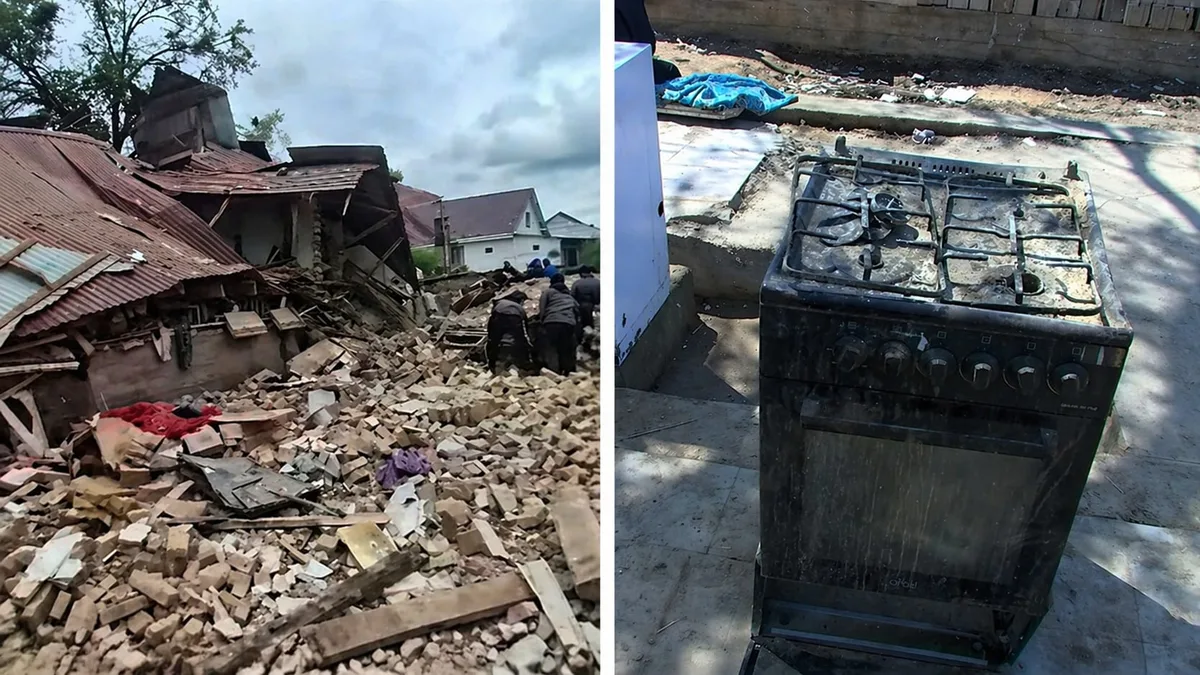 Газовый взрыв уничтожил дом под Алматы: женщина и трое детей тяжело ранены