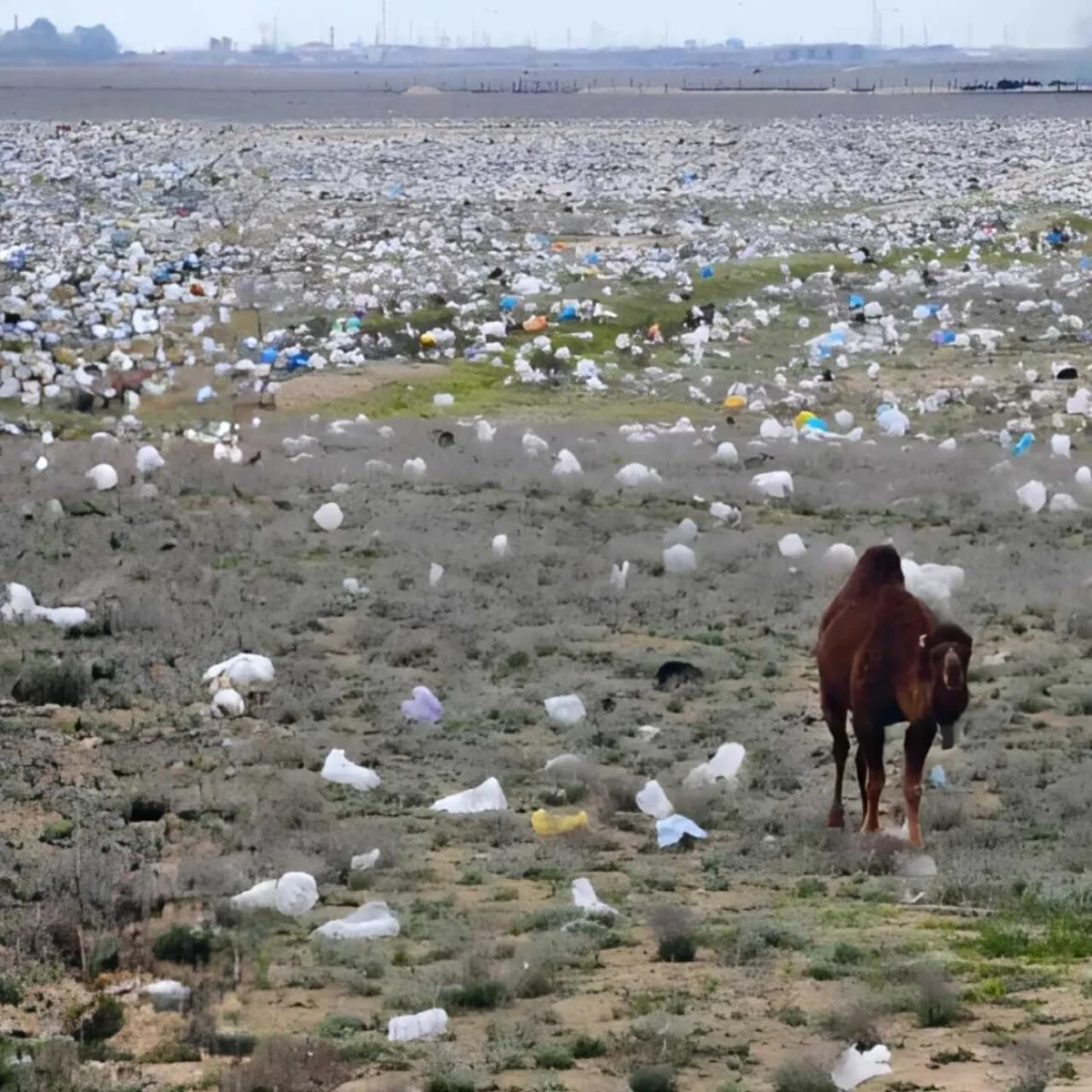 Блогер Азамат Сарсенбаев показал, как изуродована степь в Мангистау
