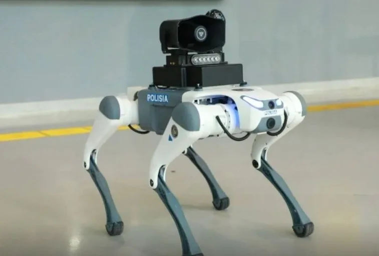Kazakhstan police deploy robot dog with facial recognition