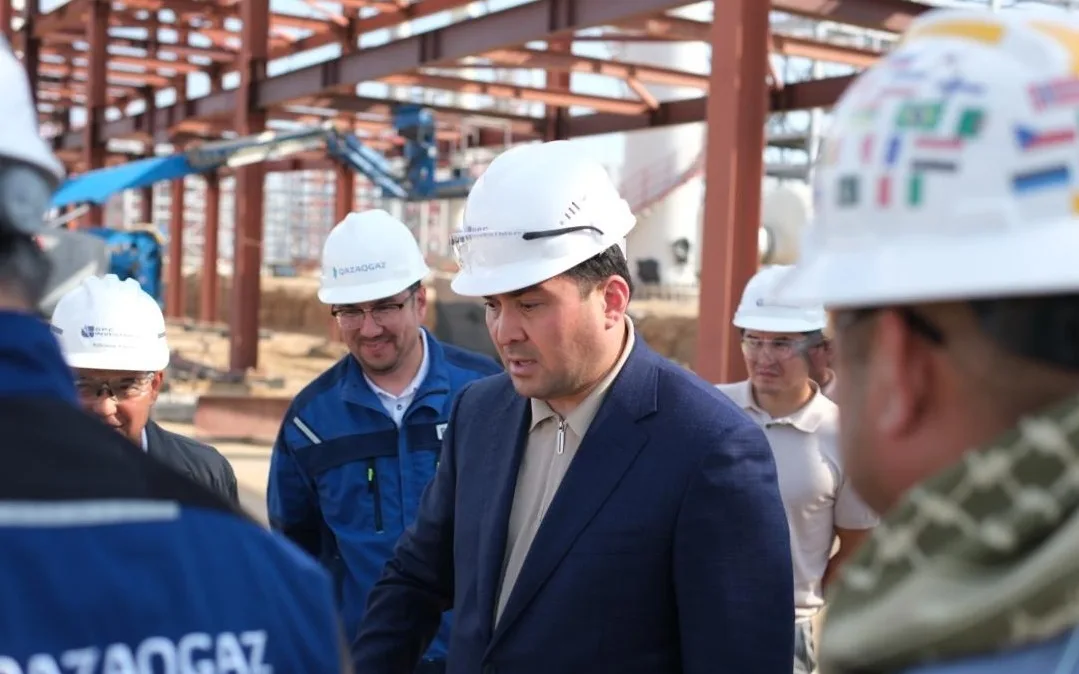Kashagan gas processing plant reaches 60% completion