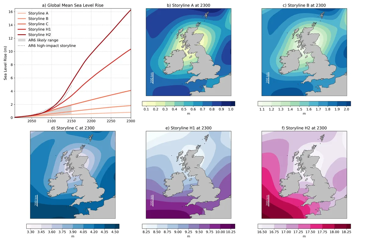 Study projects 500,000 more UK residents at coastal flood risk by 2100