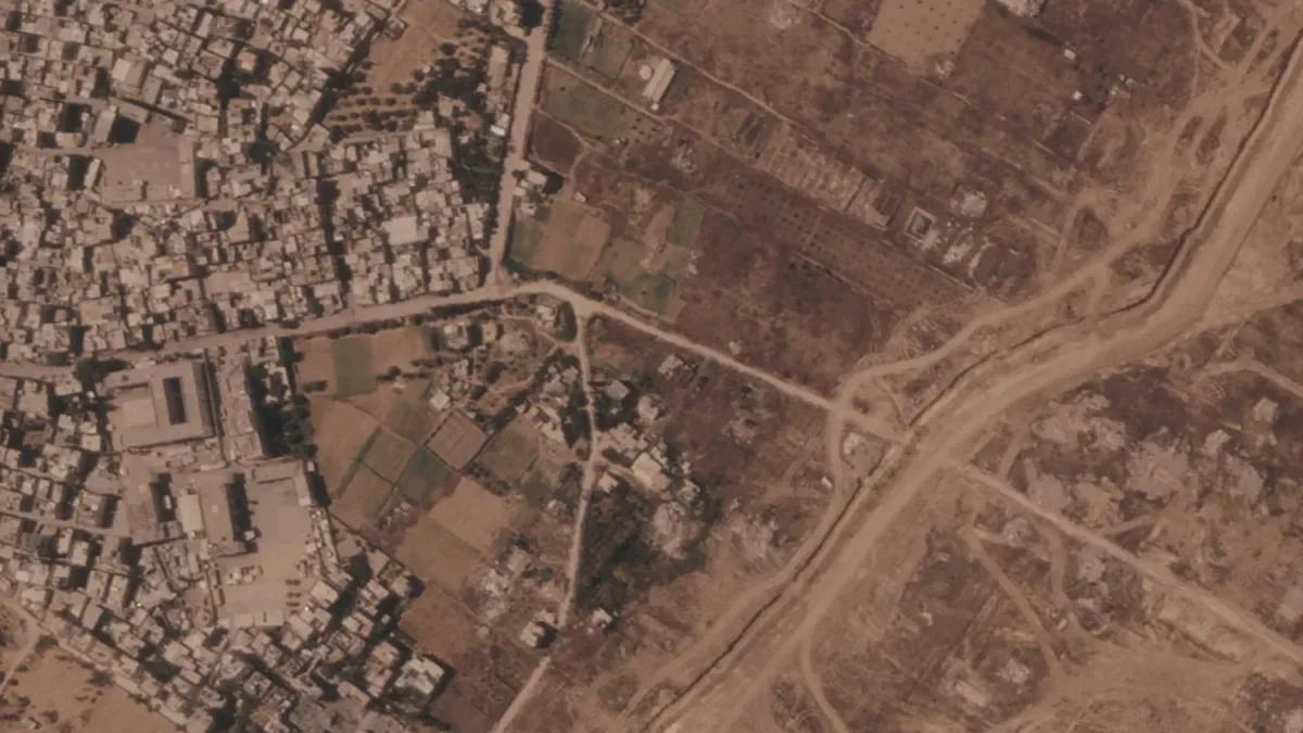 Satellite images reveal Israel building 23-km barrier across Gaza