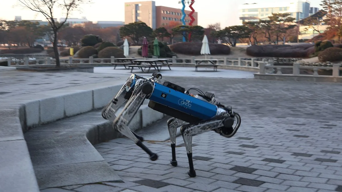KAIST HOUND robot dog adapts gait in real time via new AI training