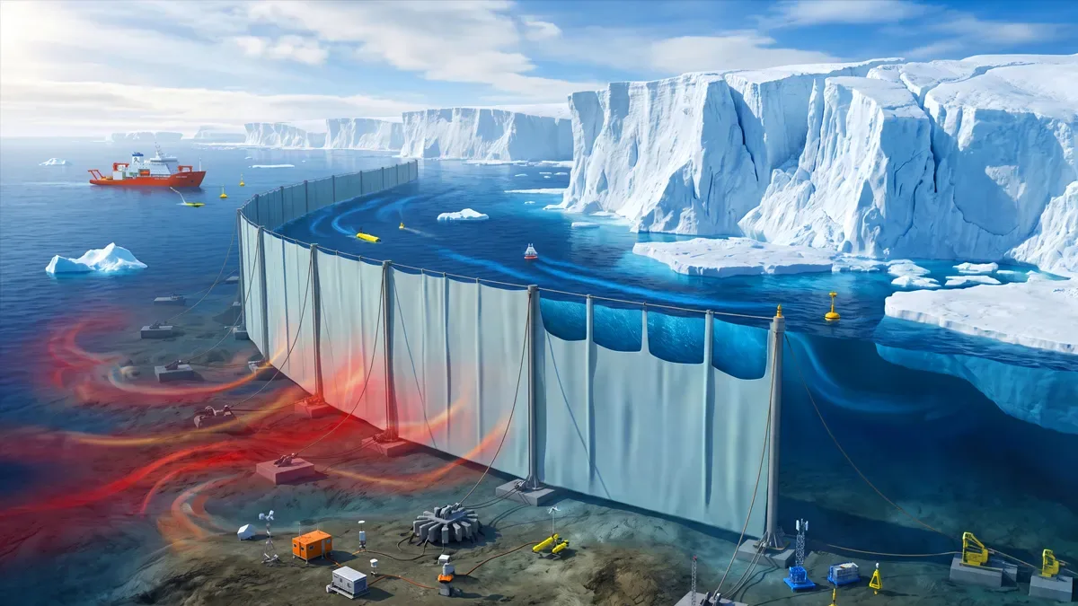 Thwaites Glacier melt prompts $80bn underwater curtain plan