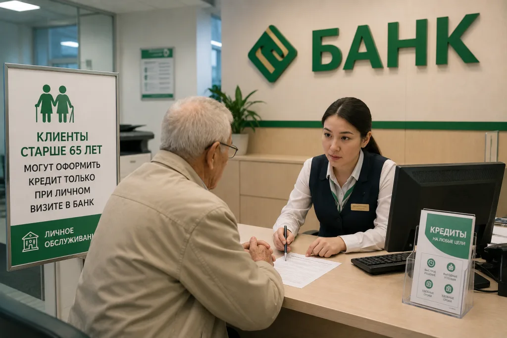 Нацбанк запретил дистанционные кредиты для казахстанцев старше 65 лет