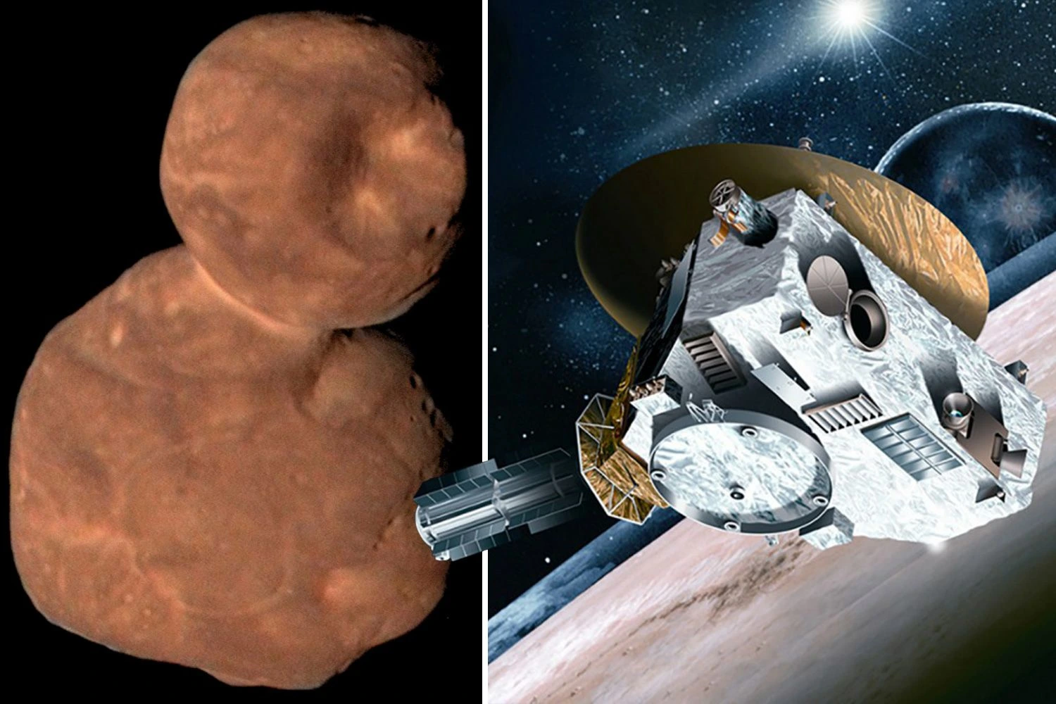 Зонд NASA New Horizons исследует Аррокот — самый далёкий объект, посещённый аппаратом