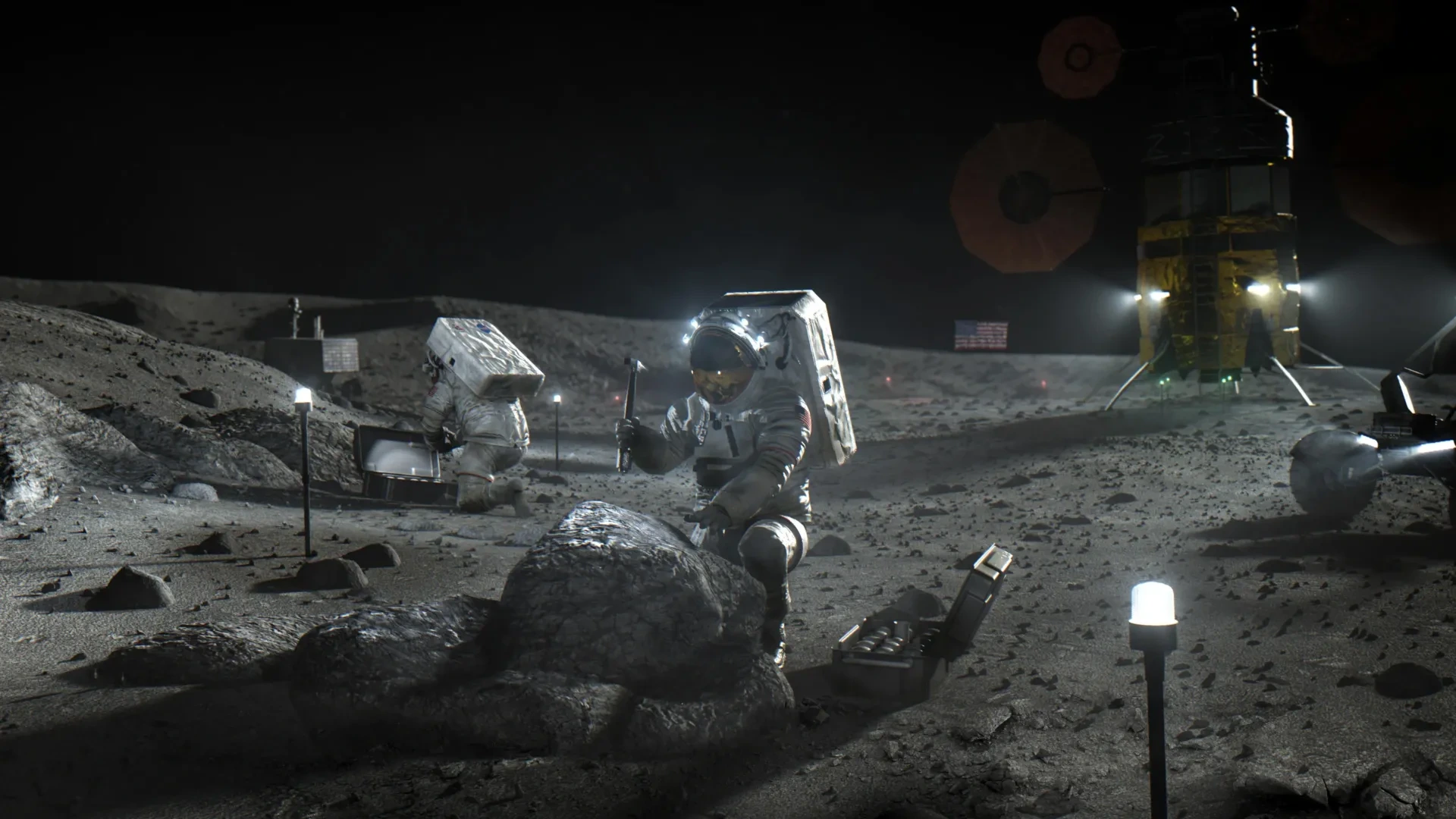 NASA выполнит более 20 роботизированных посадок на Луну до 2029 года для лунной базы
