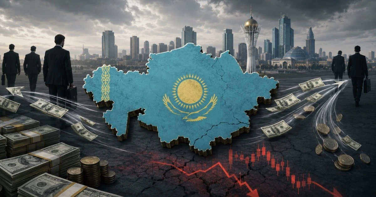 Казахстан зафиксировал чистый отток ПИИ $916,4 млн в 2025 году