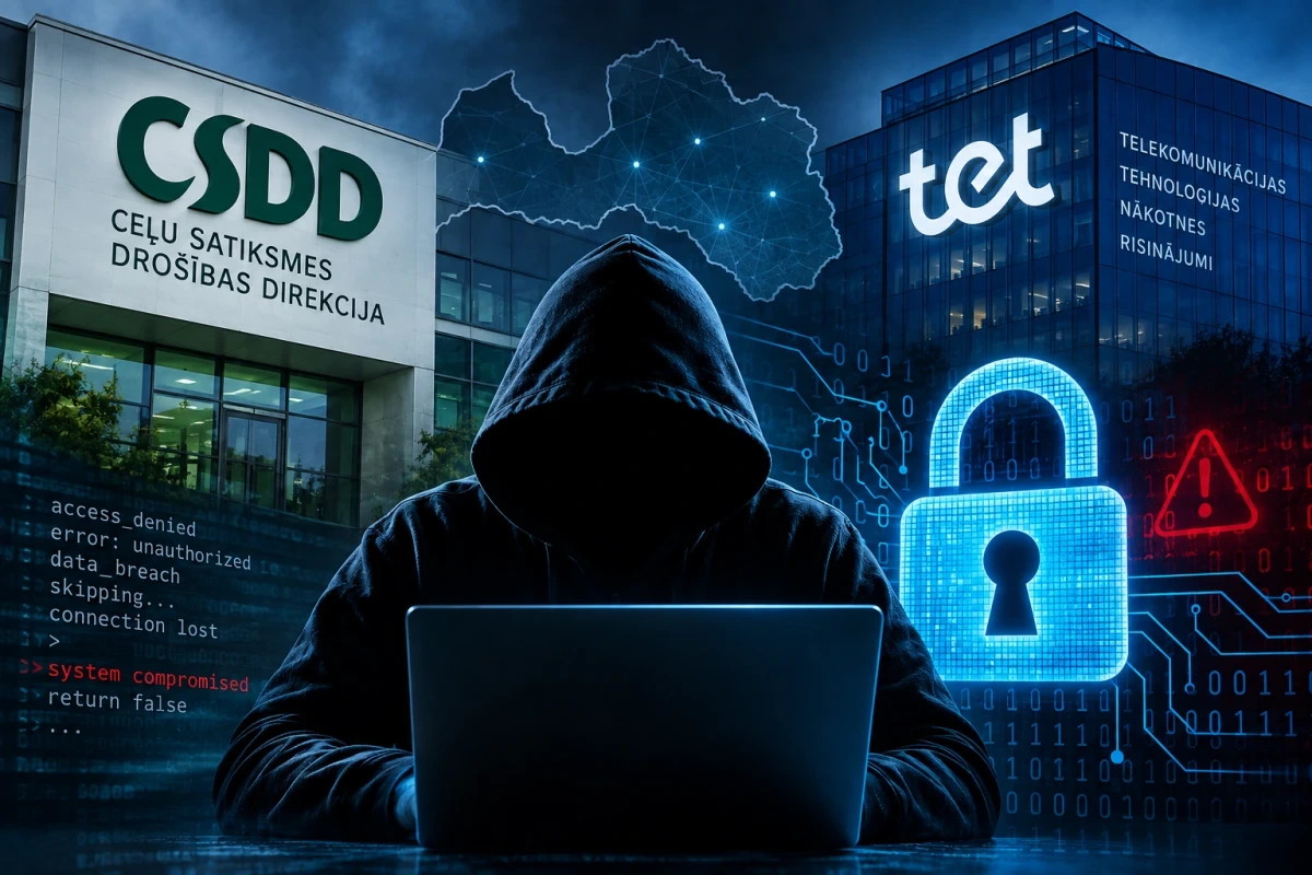 Кибератака на CSDD Латвии привела к утечке данных 1,2 млн человек