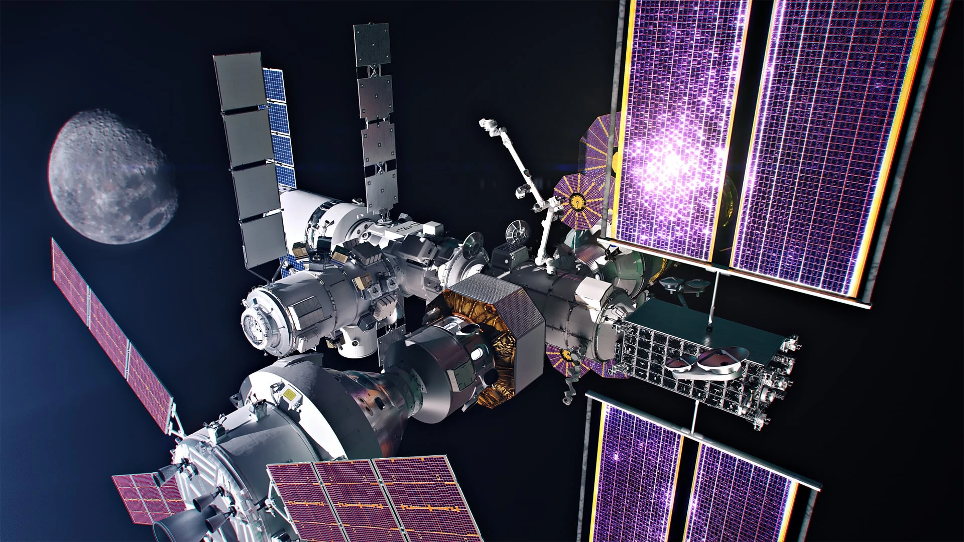 NASA готовит лунный космопорт Gateway для управления трафиком у Луны