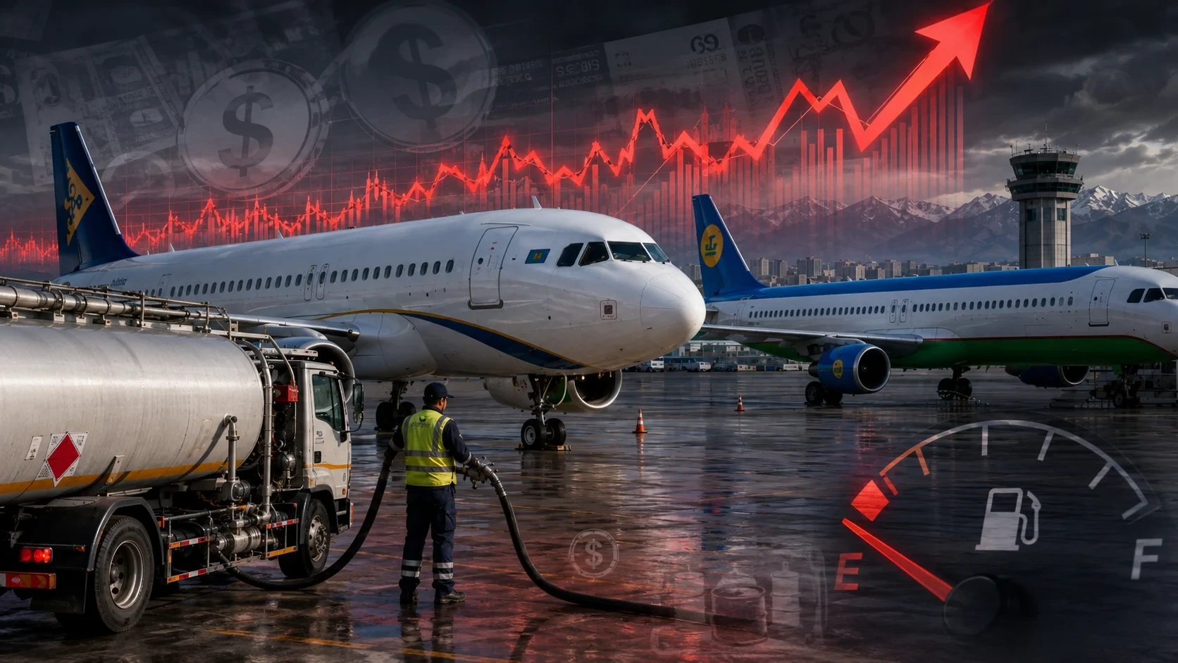 IATA: Авиакеросин в Казахстане стал дороже, чем в Дубае
