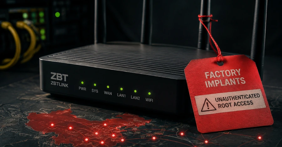 Китайские роутеры ZBT поставляются с двумя имплантами, дающими root-доступ