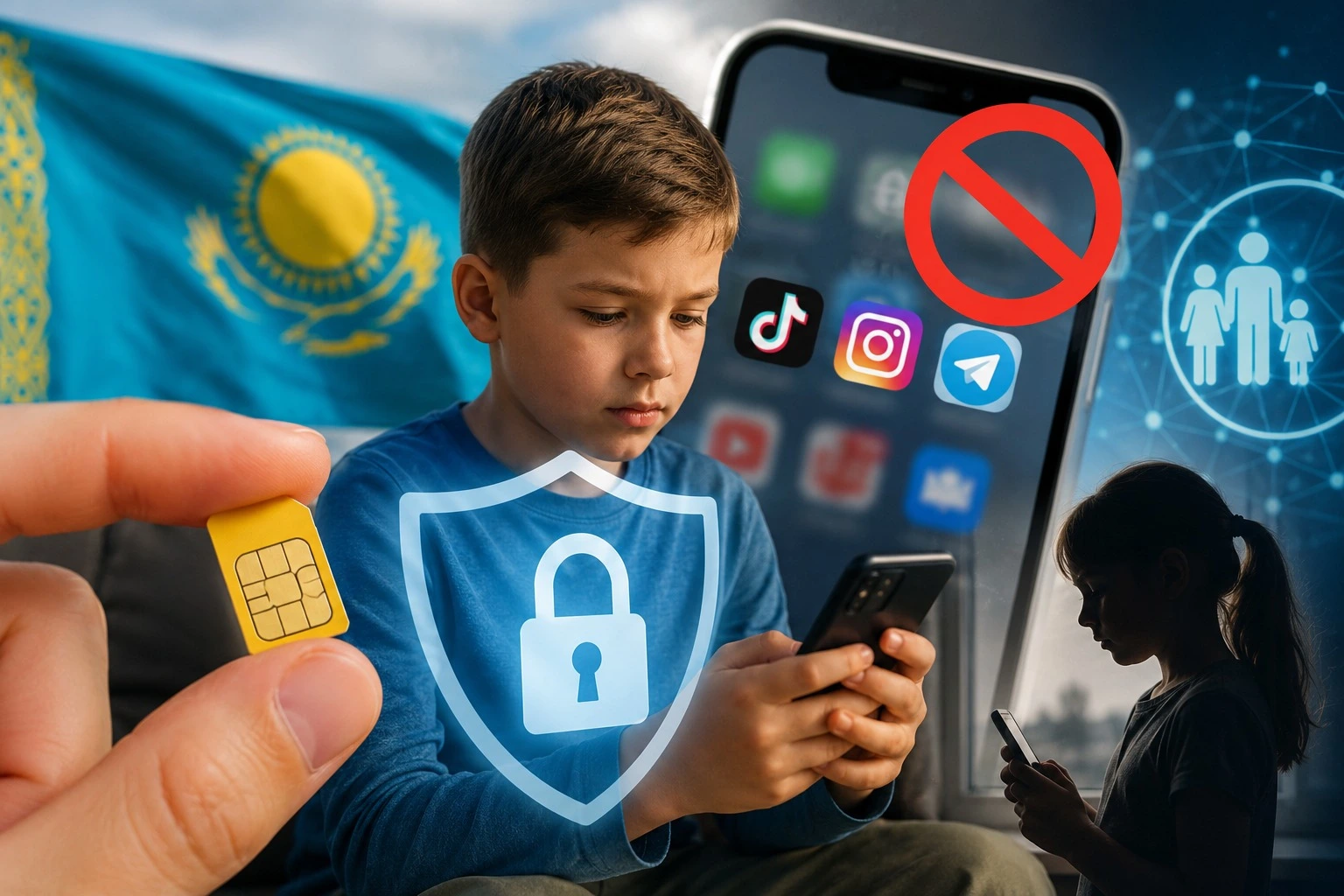 В Казахстане введут обязательные детские SIM-карты