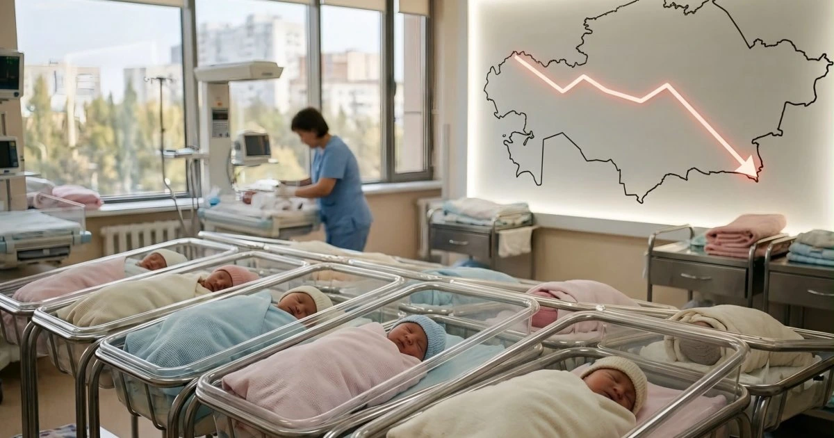 Рождаемость в Казахстане снижается четвёртый год после пика 2021 года
