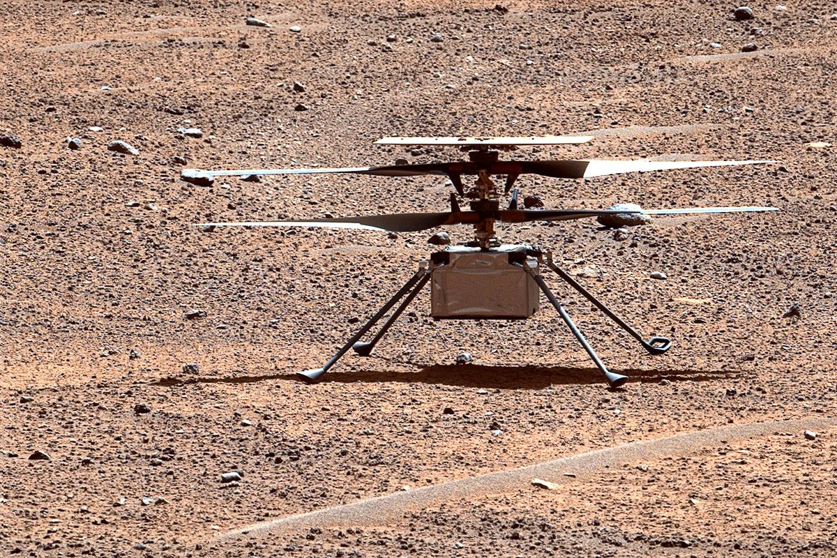 Вертолет NASA Ingenuity доказал возможность полета в разреженной атмосфере Марса