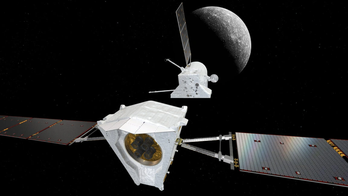 BepiColombo сбросил двигательный модуль перед выходом на орбиту Меркурия